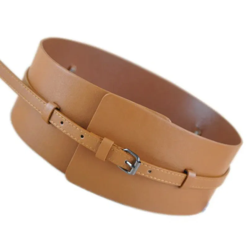 Wide High-Fashion Vintage Vegan Leather Waist Belts