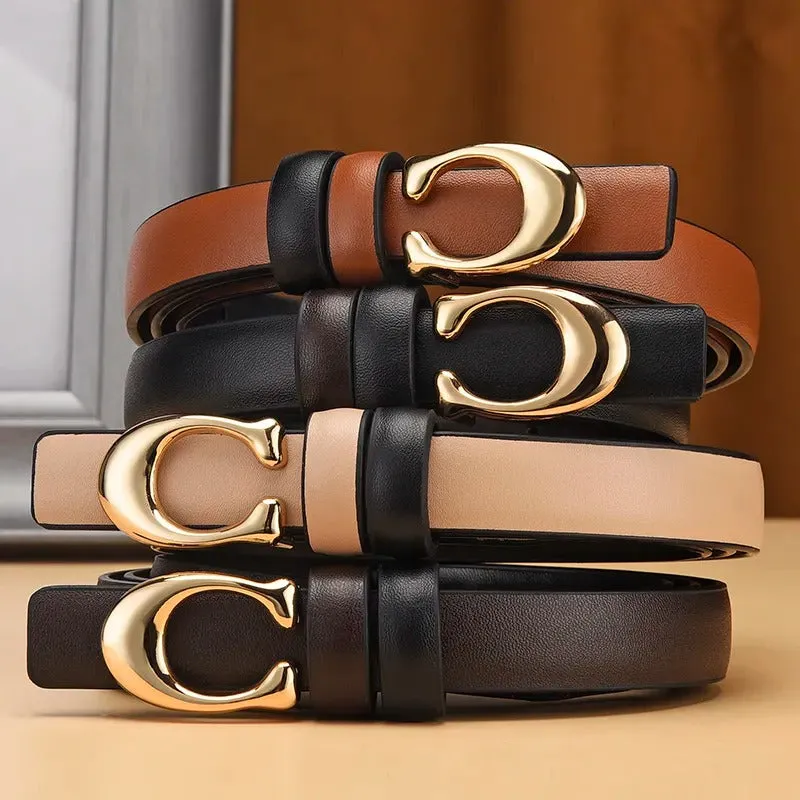 Women's Fashionable C-shaped Buckle Belt