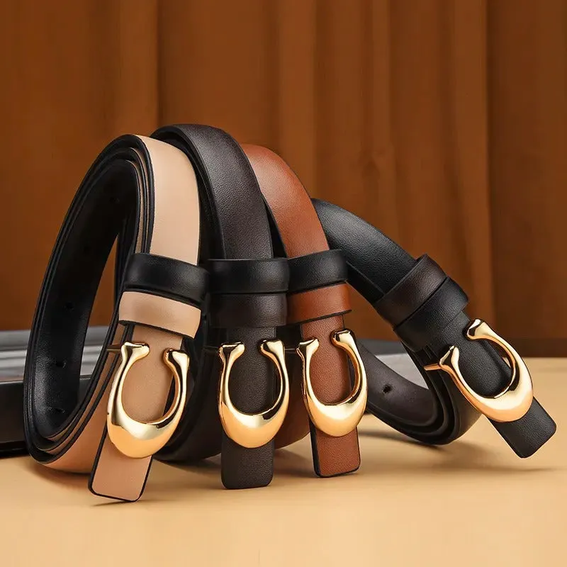 Women's Fashionable C-shaped Buckle Belt