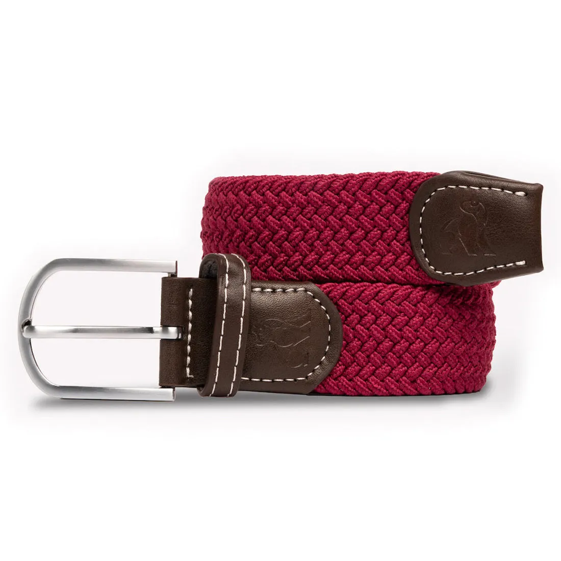 Woven Belt - Burgundy